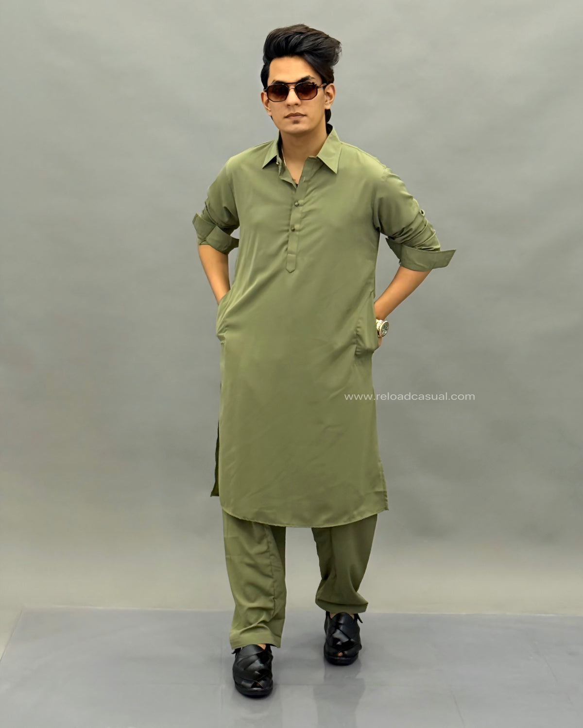 Lachka Straight Cut Kurta Pyjama Combo