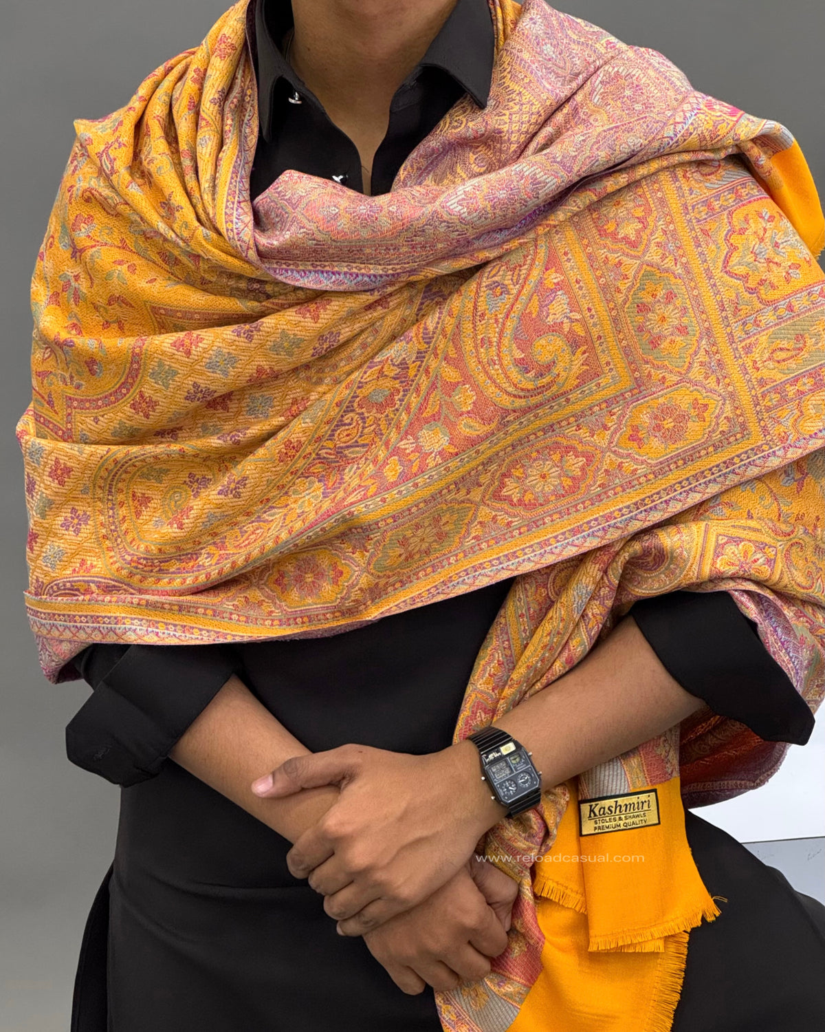 Premium Kashmiri Inspired Pashmina Shawl