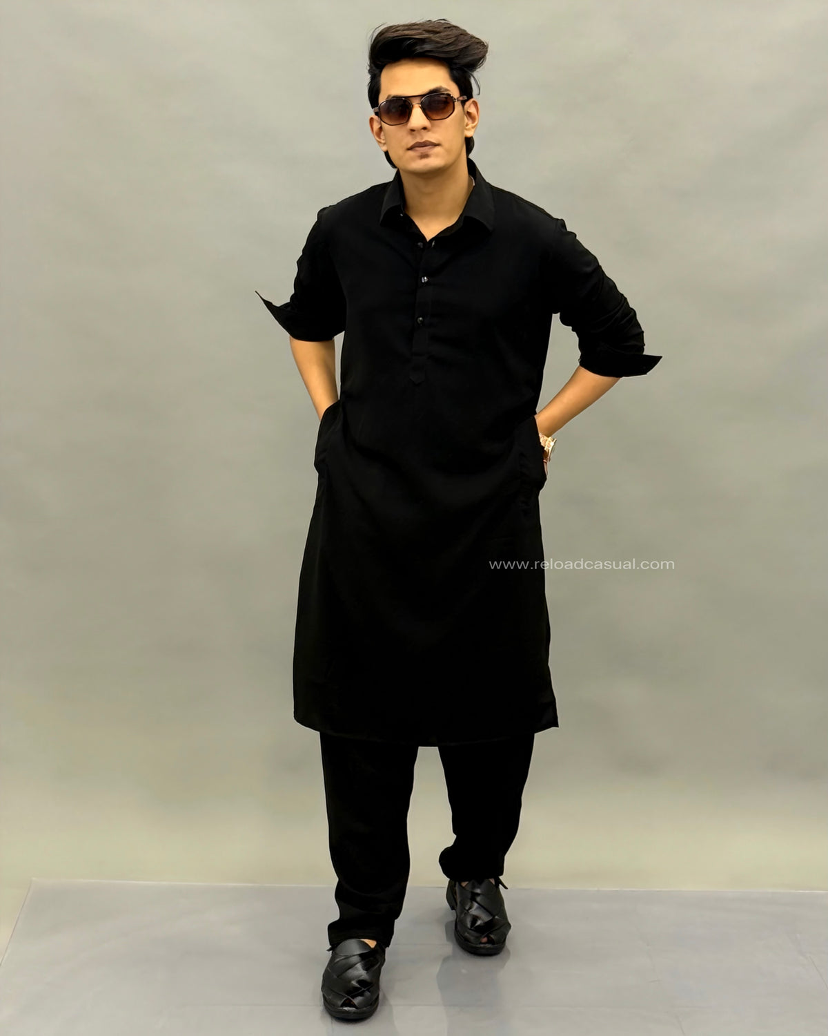 Lachka Straight Cut Kurta Pyjama Combo