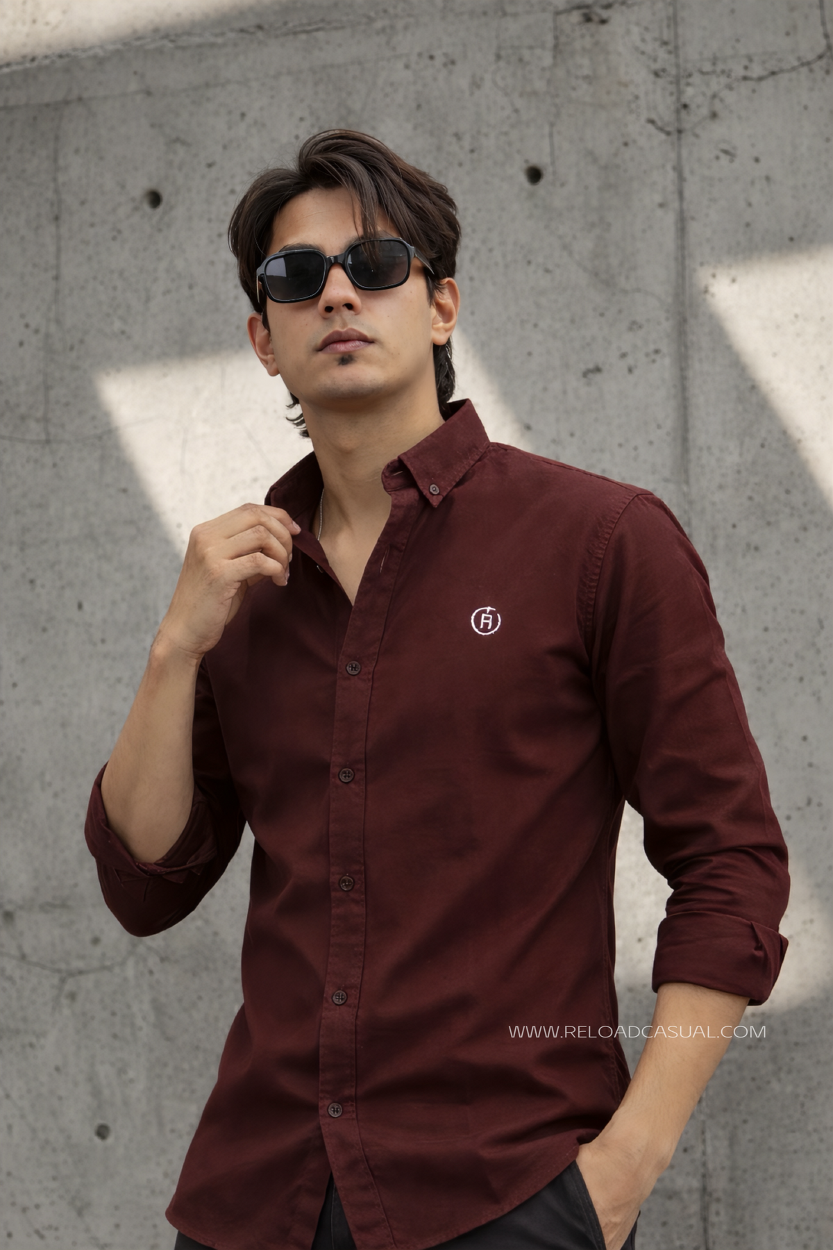 Twill Cotton Slim Fit Shirt