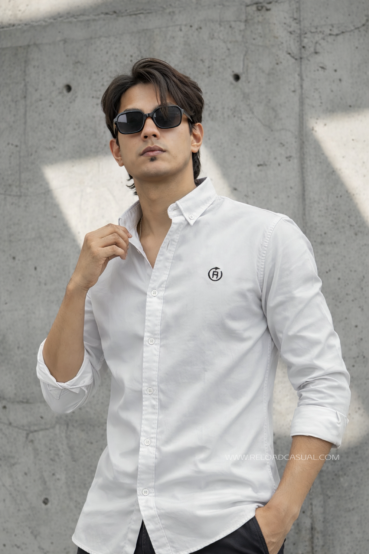 Twill Cotton Slim Fit Shirt