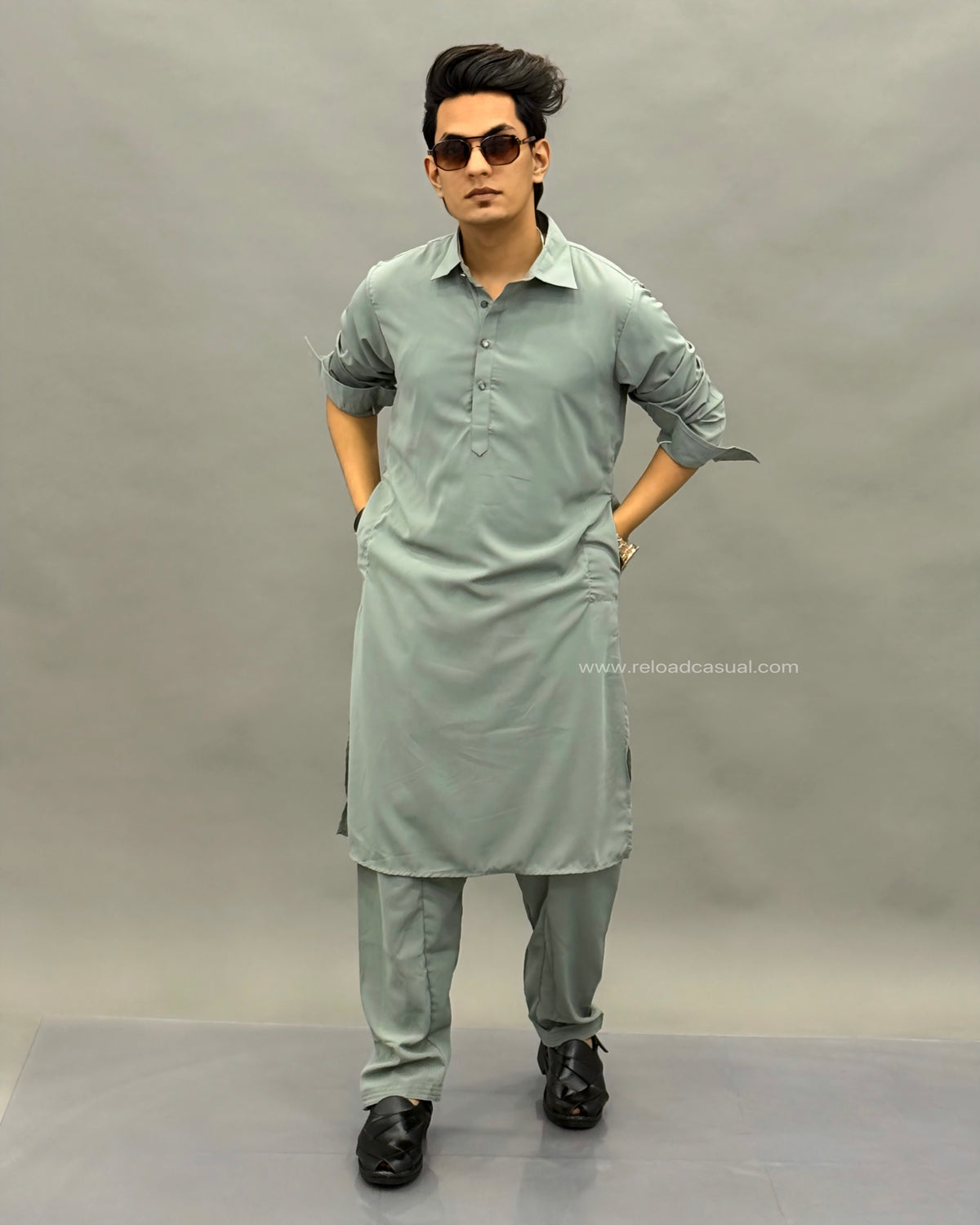 Lachka Straight Cut Kurta Pyjama Combo