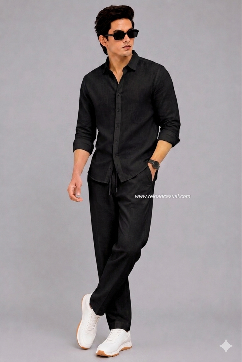 Men’s Premium Comfort Fit Khadi Linen Track Suit