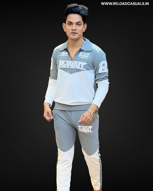 Re-wait Zip Collar Full Track Suit - Combo