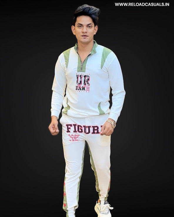 Urban Star Chinese Zip Collar Full Track Suit - Combo