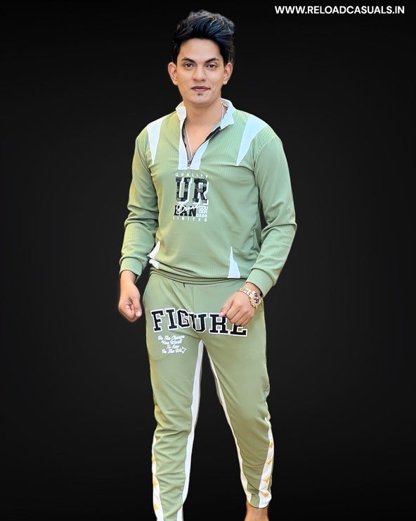 Urban Star Chinese Zip Collar Full Track Suit - Combo