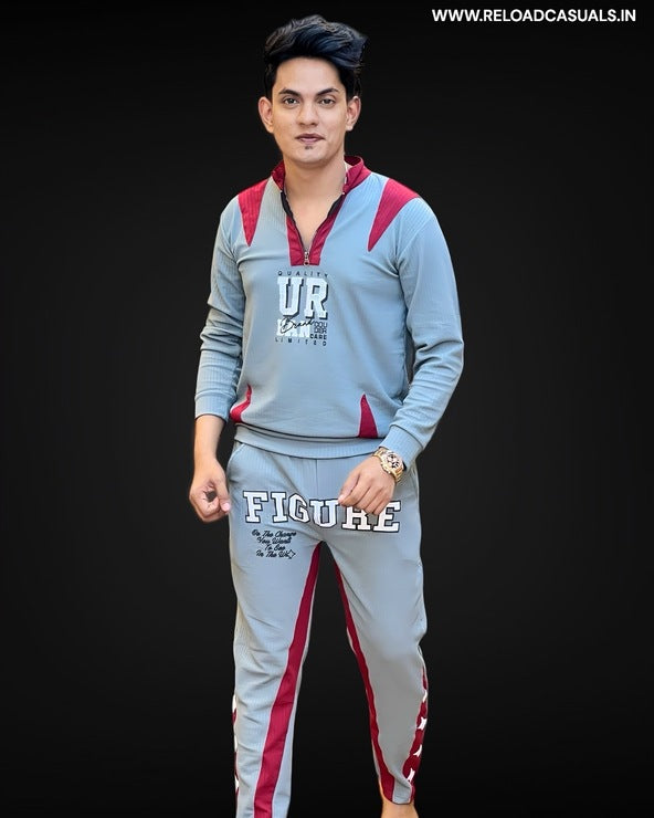 Urban Star Chinese Zip Collar Full Track Suit - Combo