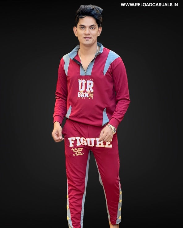 Urban Star Chinese Zip Collar Full Track Suit - Combo