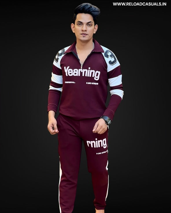 Yearning Zip Full Track Suit - Combo