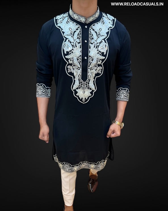 Rose Pattern Designer Imp Kurta