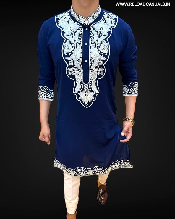 Rose Pattern Designer Imp Kurta