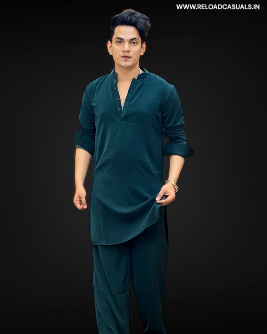 Basic Pathani Full Kurta and Pyjama - Combo