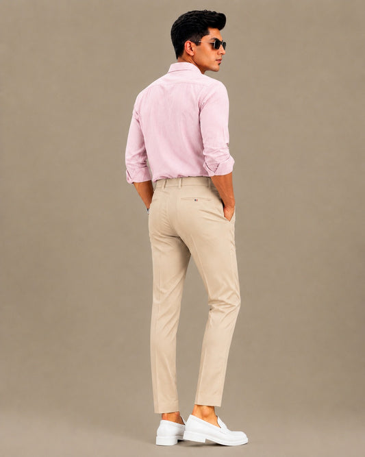 Men's Oxford Breathable Shirt + Hidden Zip Pocket Pant Combo