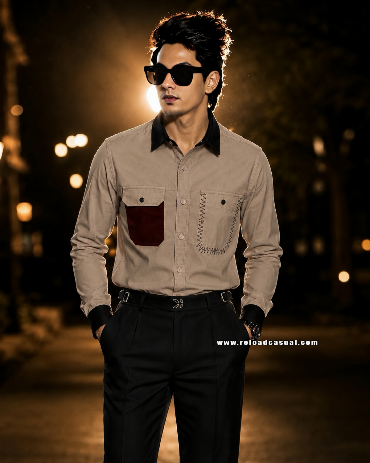 Flap Pocket Zig RFD Casual Shirt