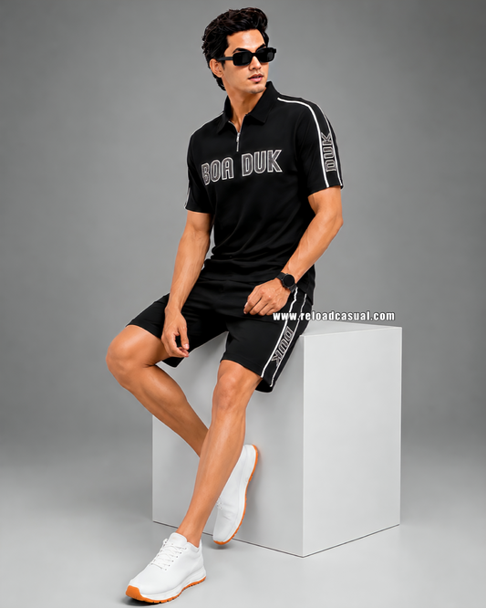 Men’s Quarter Zip Short Co-Ord Set