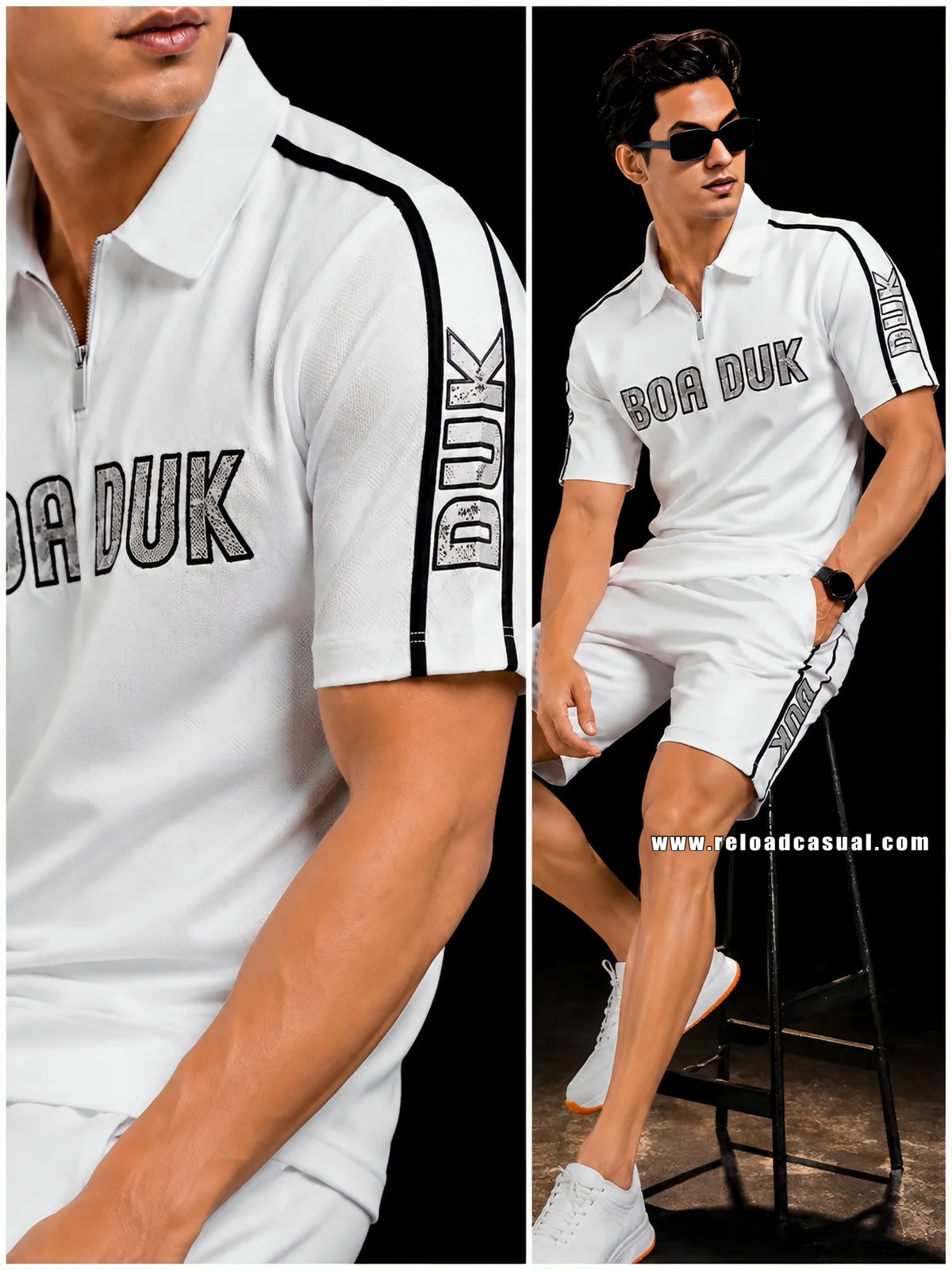 Men’s Quarter Zip Short Co-Ord Set