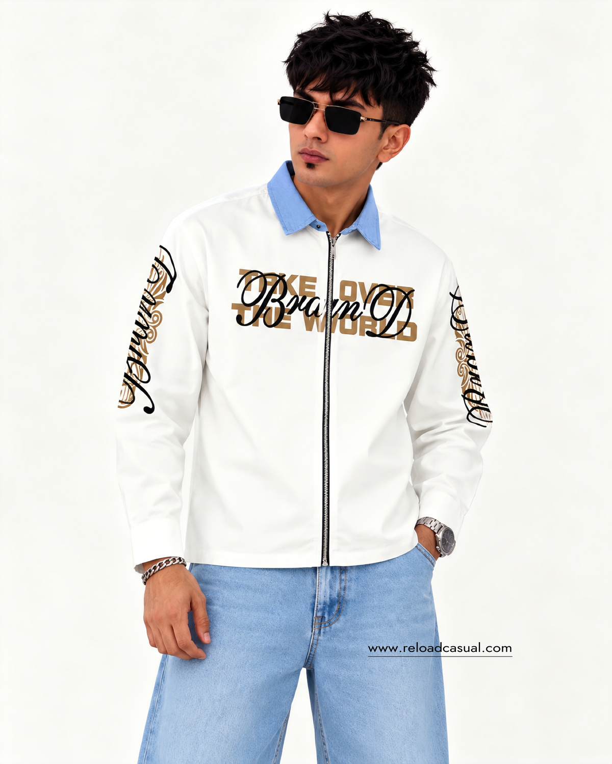 Take Over Boxy Zipper Shirt