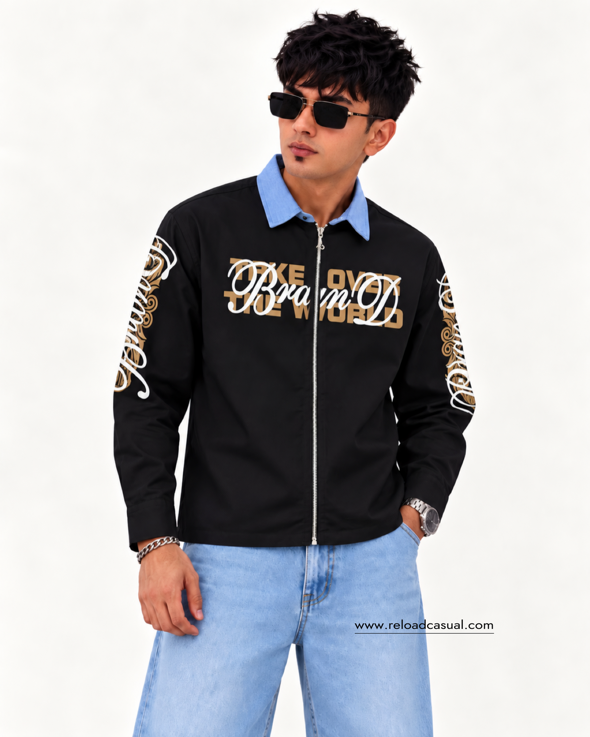 Take Over Boxy Zipper Shirt