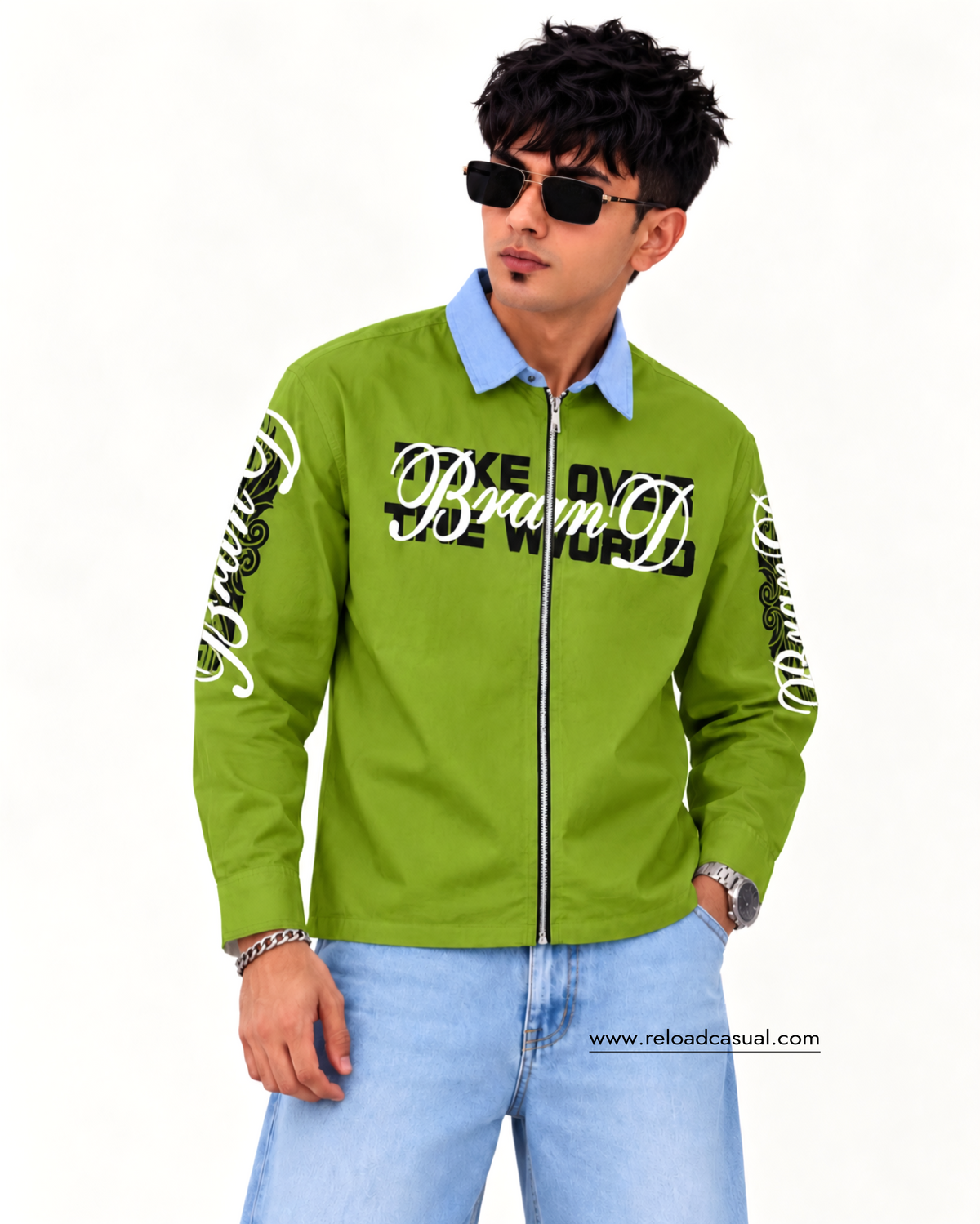 Take Over Boxy Zipper Shirt