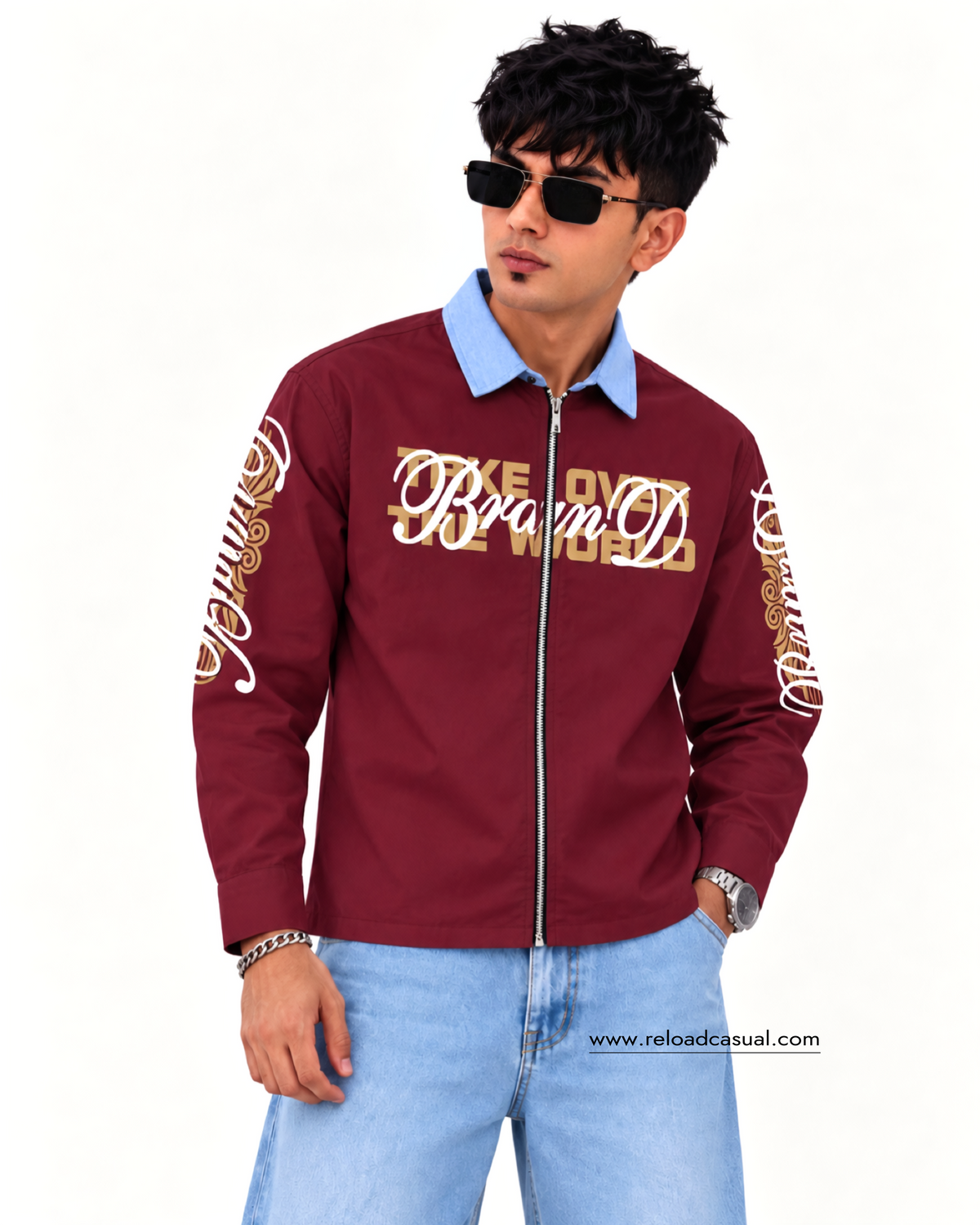 Take Over Boxy Zipper Shirt