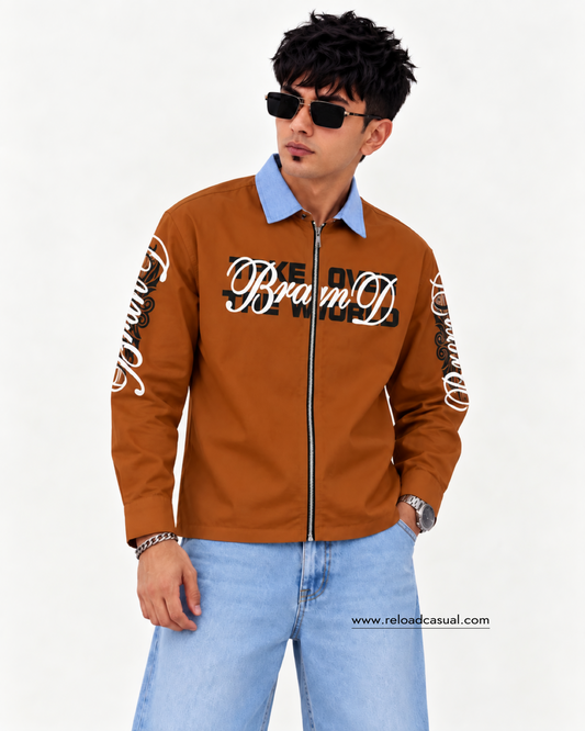 Take Over Boxy Zipper Shirt