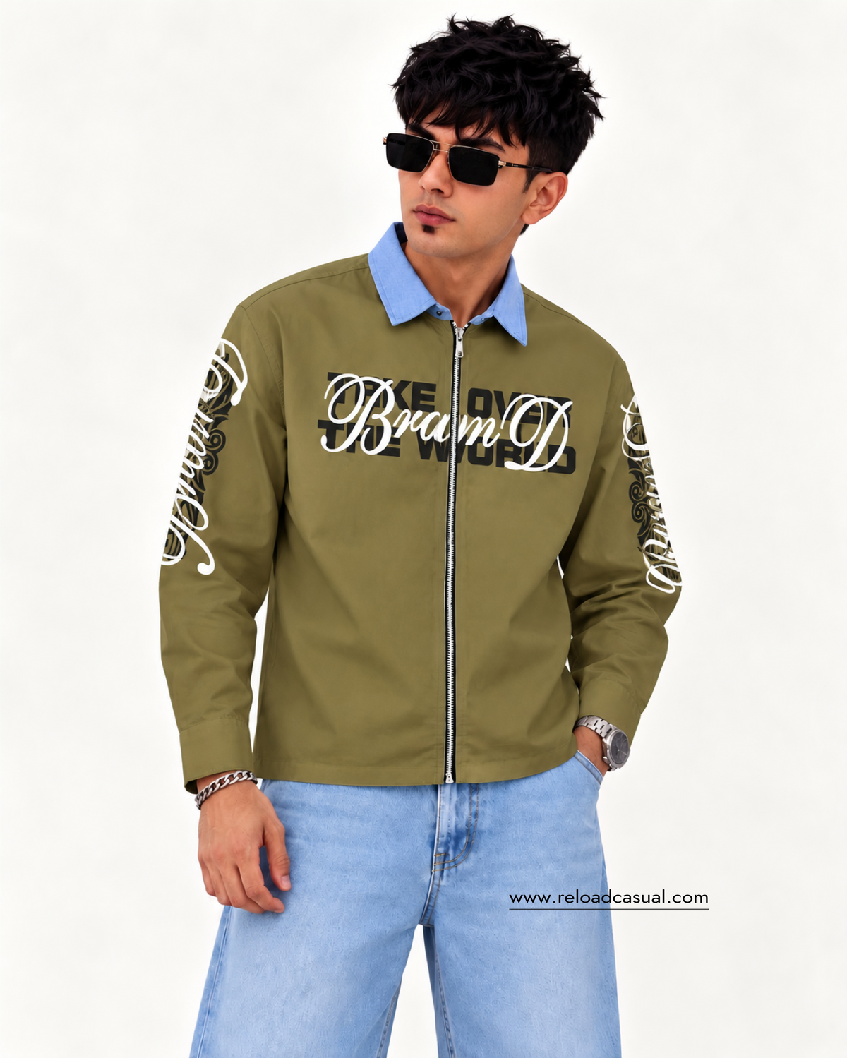 Take Over Boxy Zipper Shirt