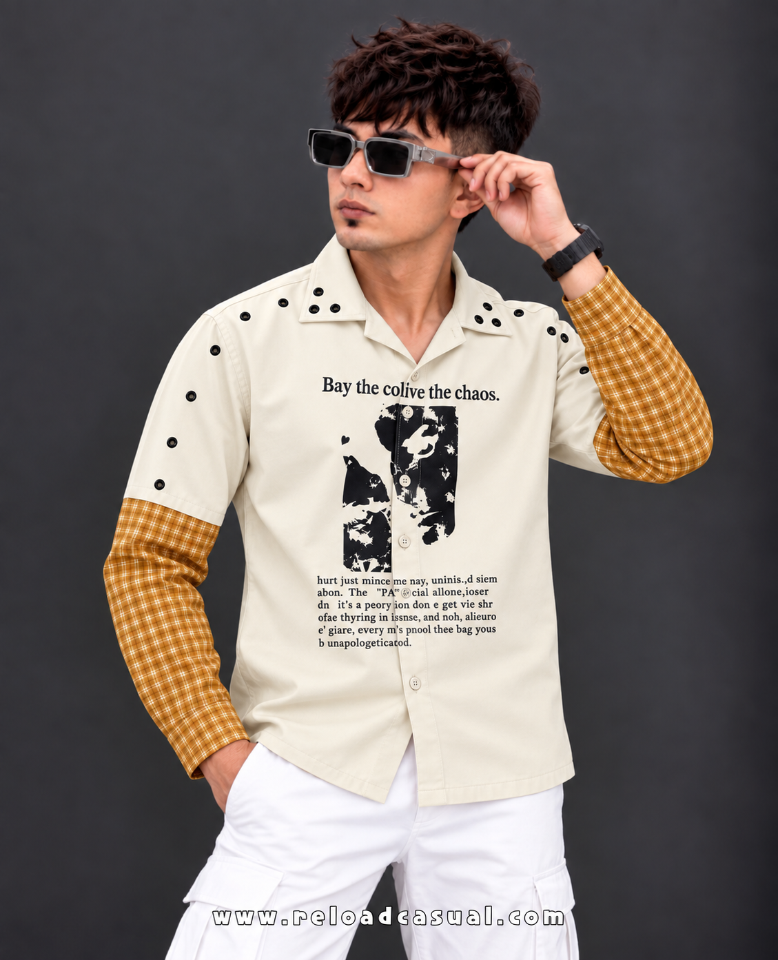 Men's Streetwear Graphic Shirt