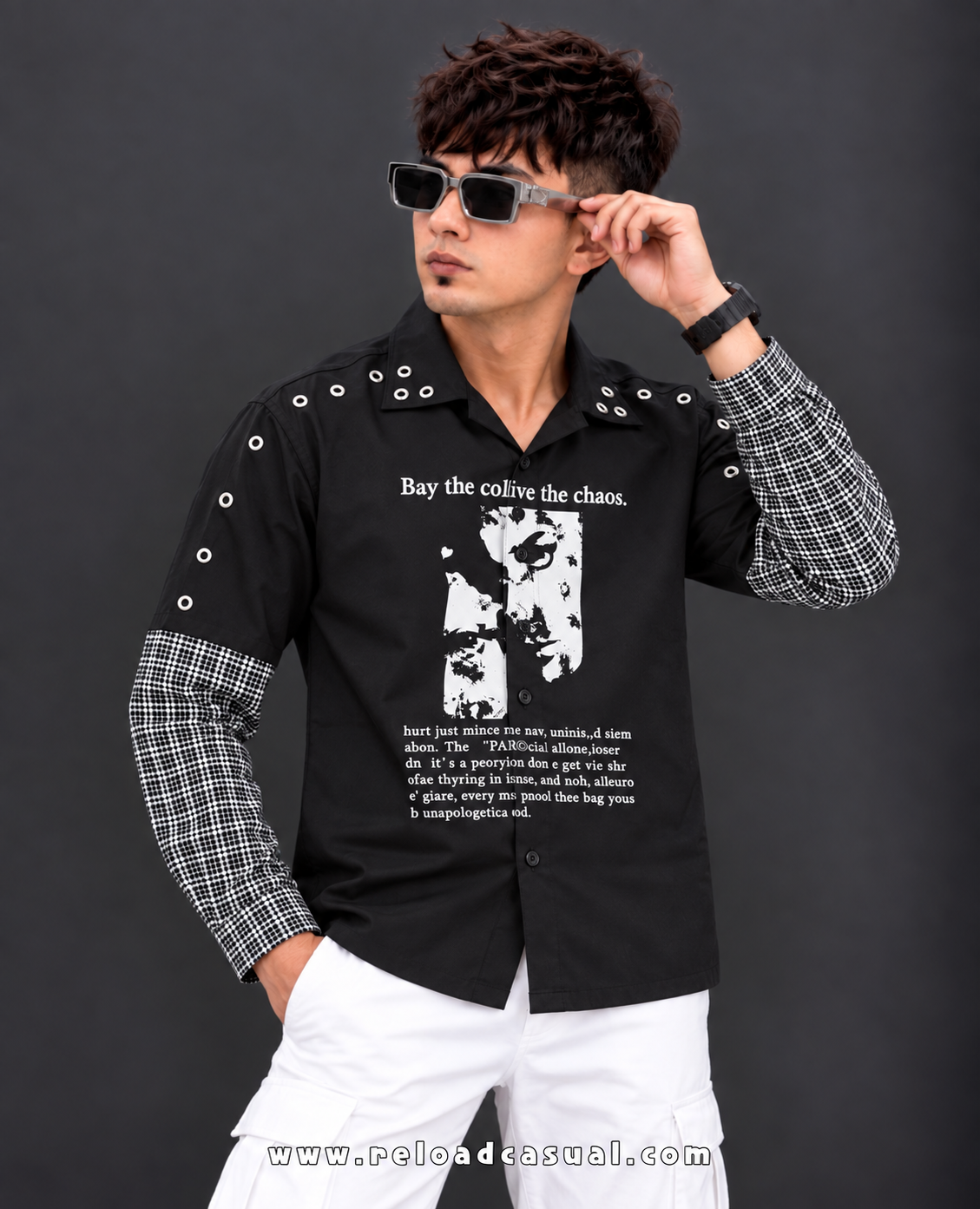 Men's Streetwear Graphic Shirt
