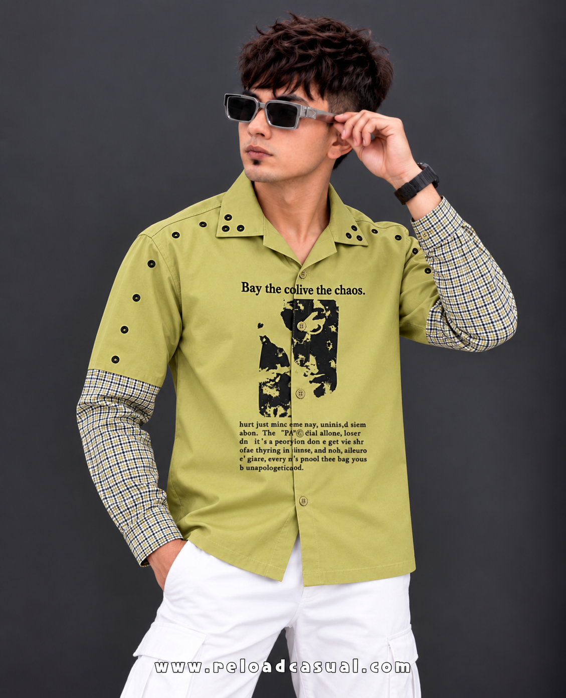 Men's Streetwear Graphic Shirt