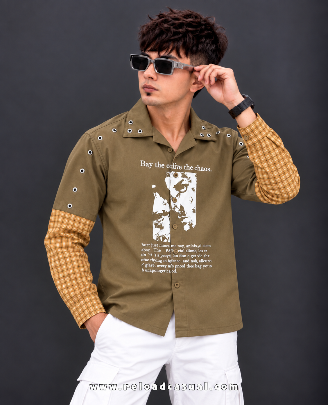 Men's Streetwear Graphic Shirt