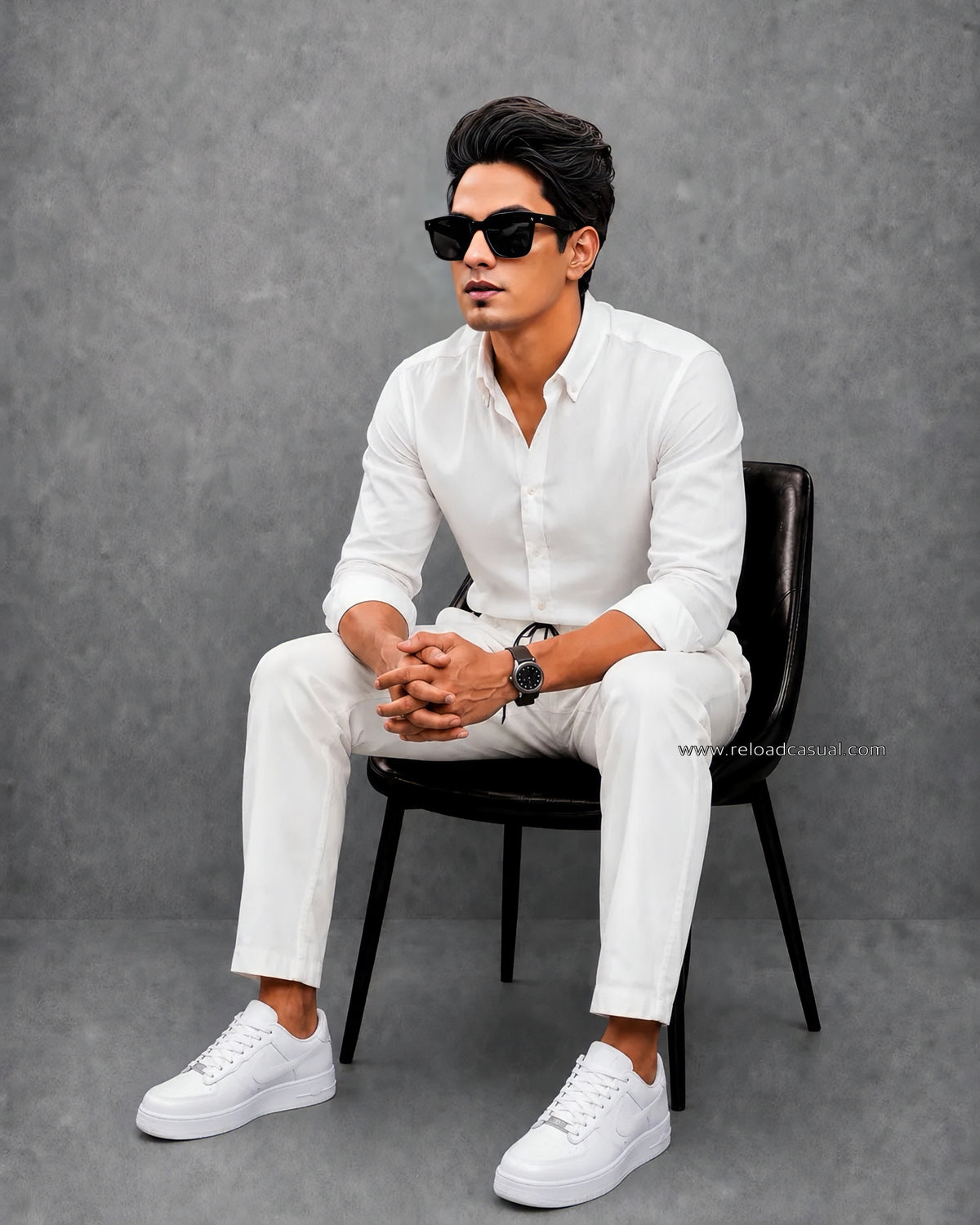 Khadi Linen Casual Summer Tracksuit Set