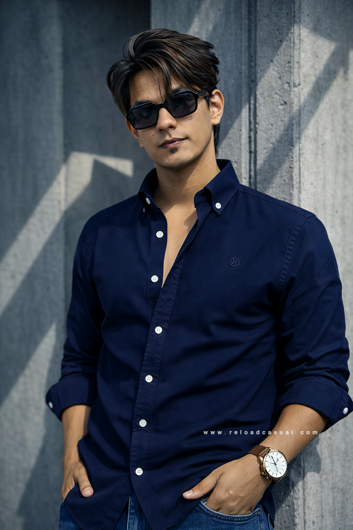 Cotton Oxford Slim Fit Shirt