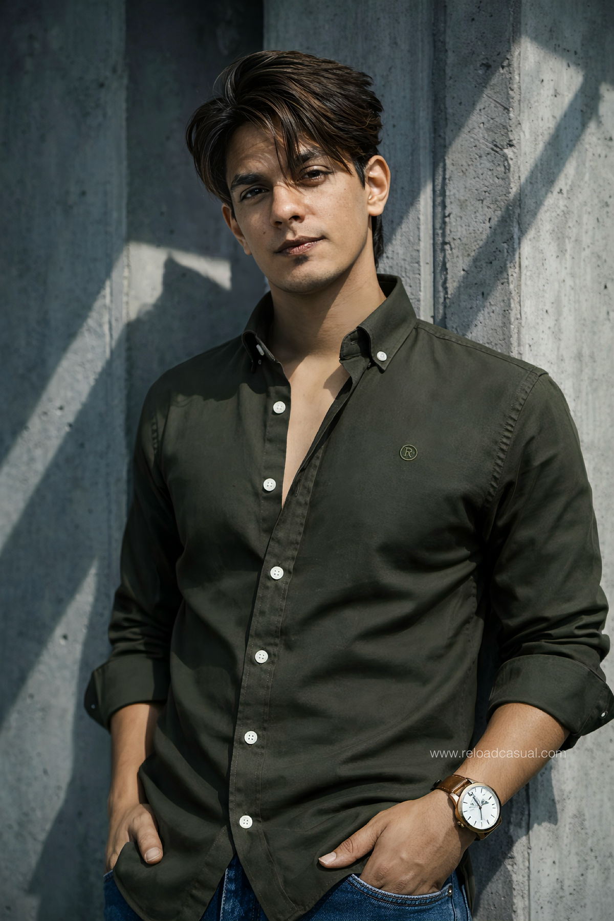 Cotton Oxford Slim Fit Shirt