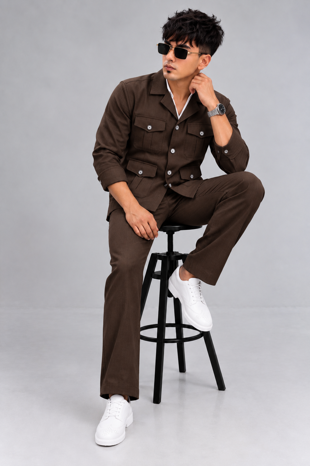 Hunting Lachka Multi Pocket Shirt Bootcut Co-ord Set