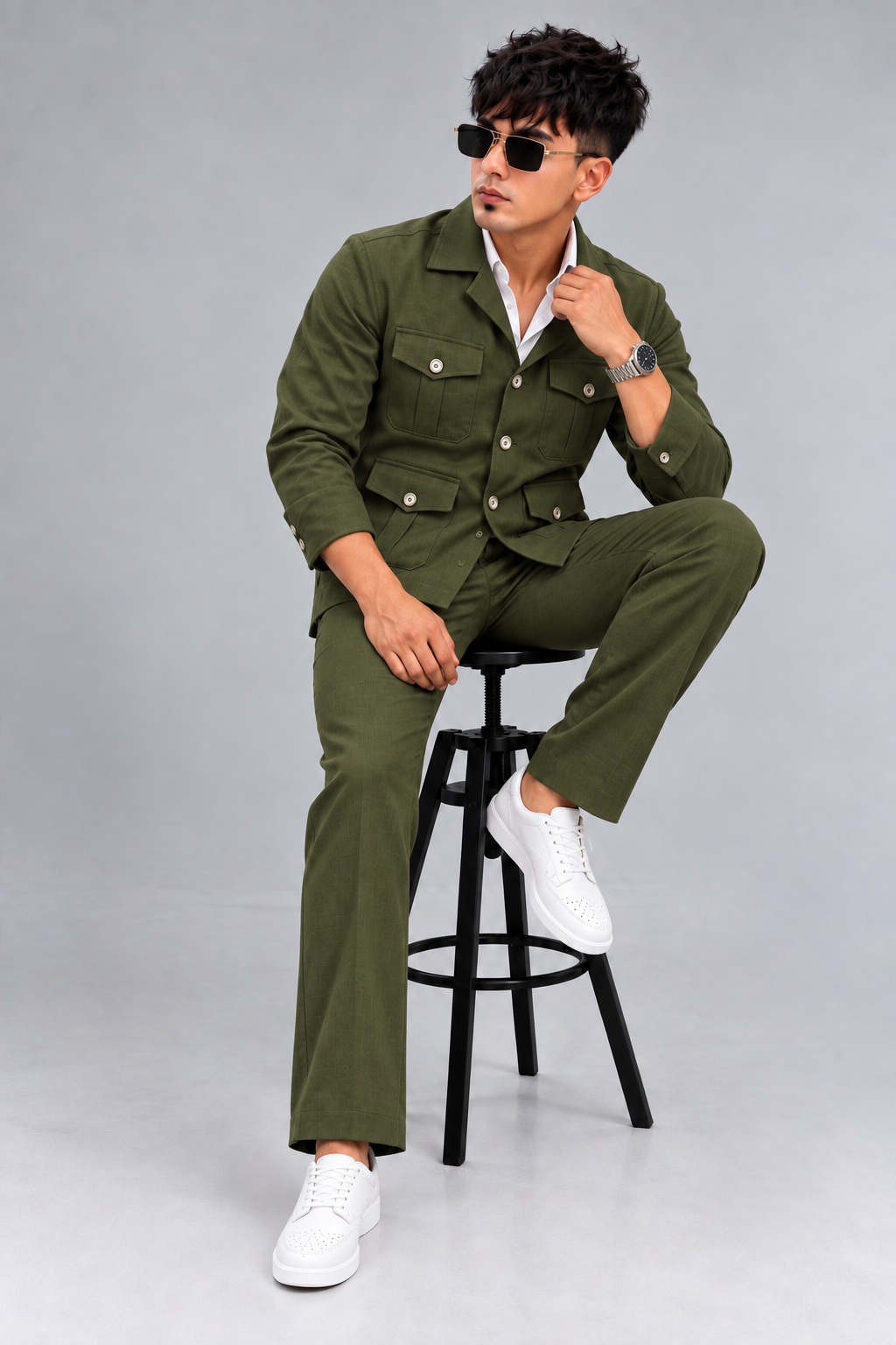 Hunting Lachka Multi Pocket Shirt Bootcut Co-ord Set
