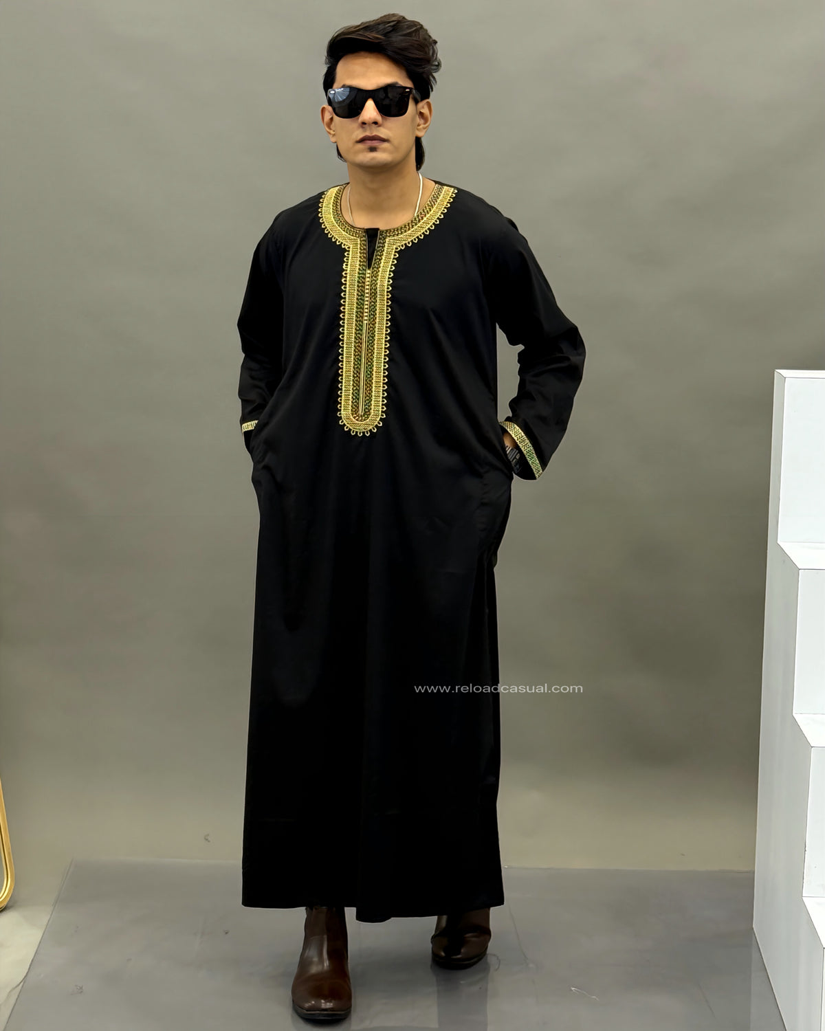Moroccan Embroidery Thobe