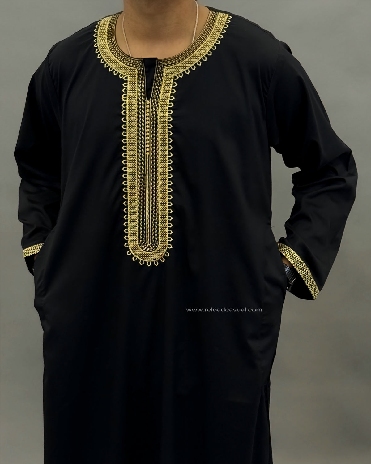 Moroccan Embroidery Thobe