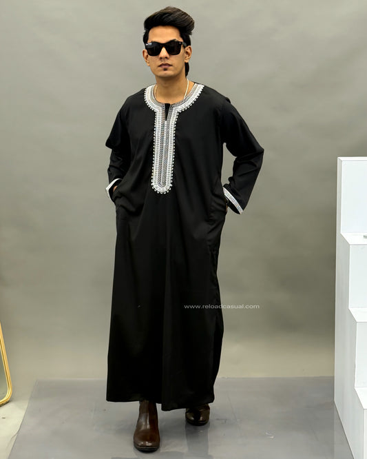 Moroccan Embroidery Thobe