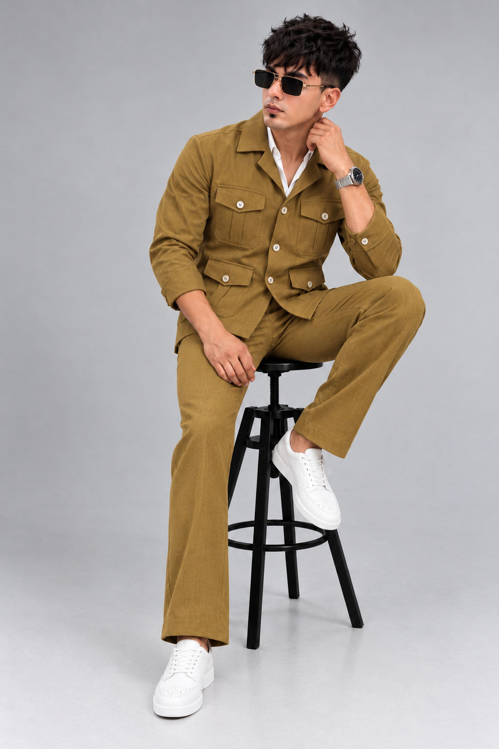 Hunting Lachka Multi Pocket Shirt Bootcut Co-ord Set