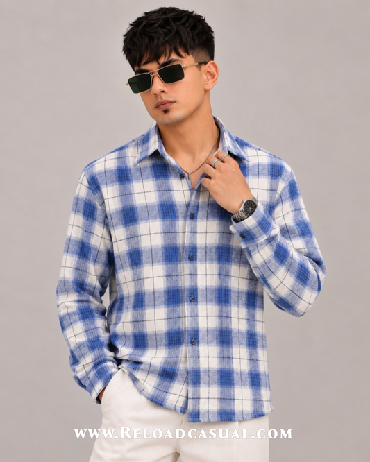 Brushed Boxy Fit Check Pattern Shirt