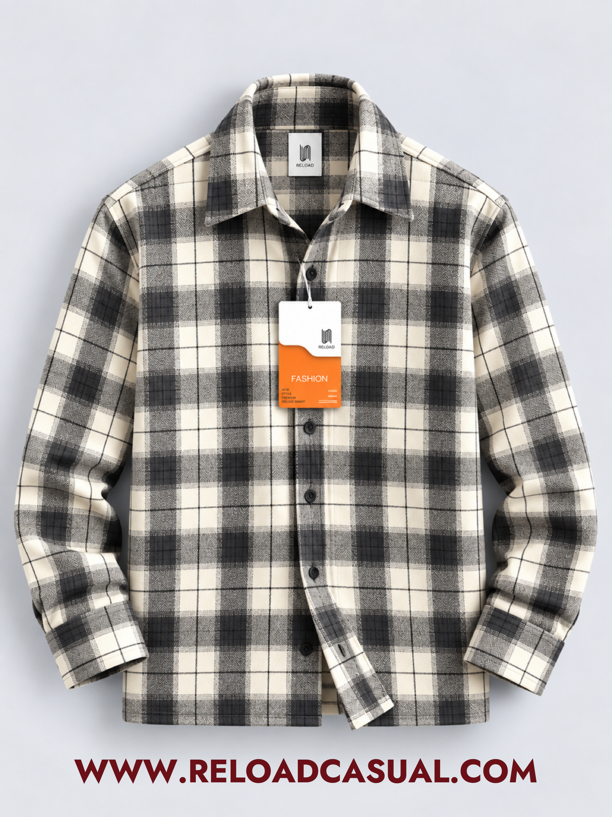Brushed Boxy Fit Check Pattern Shirt