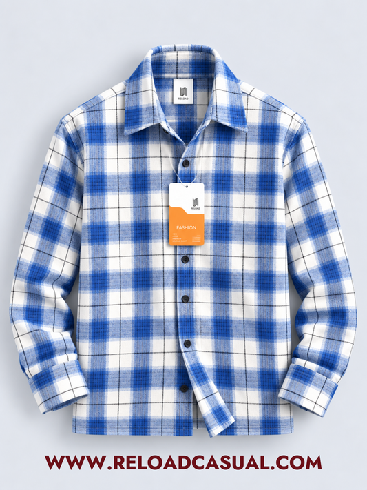 Brushed Boxy Fit Check Pattern Shirt