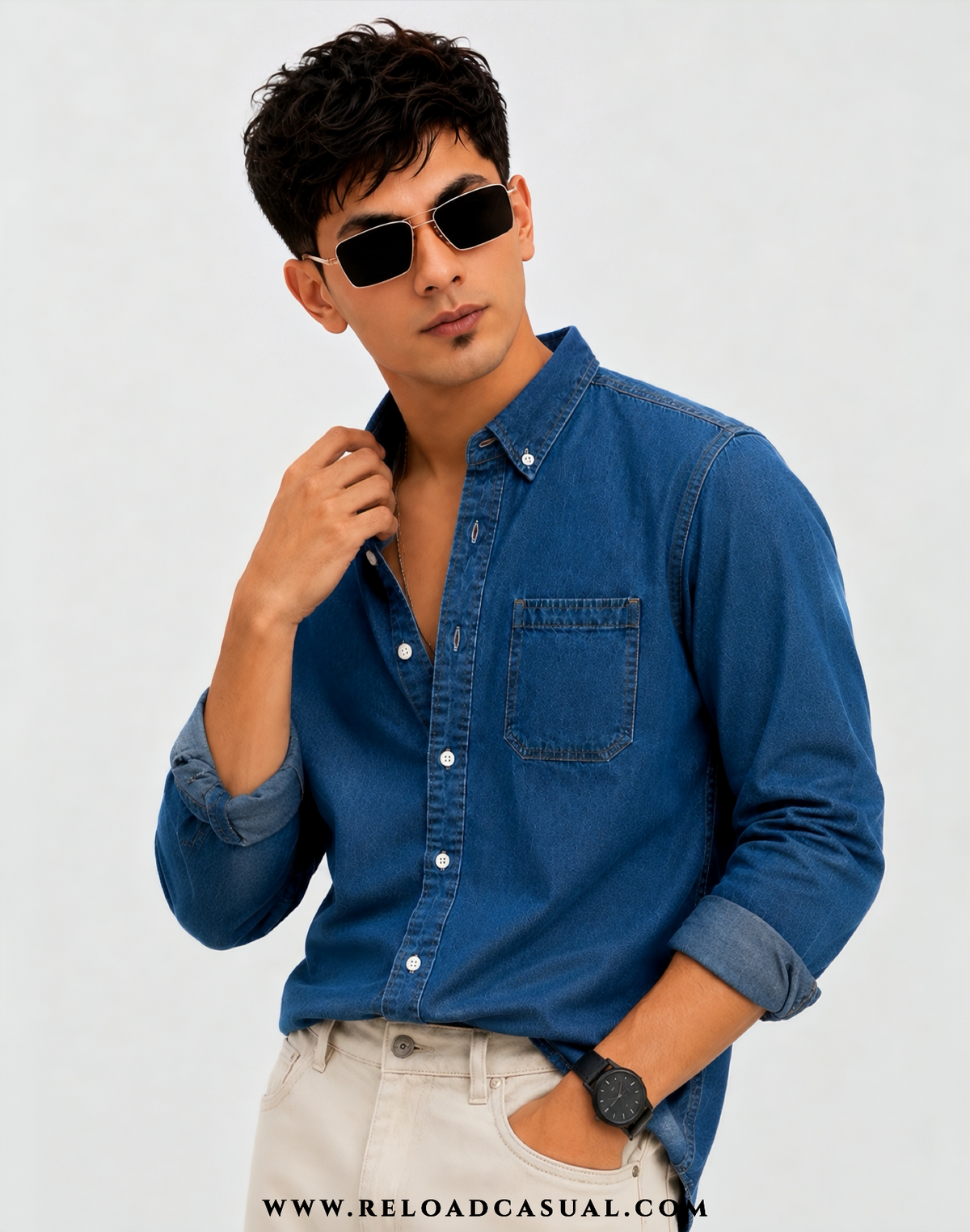 Fine Fit Prime Denim Shirt