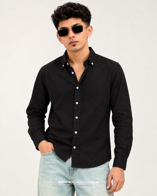 Everyday Comfort Plain Cotton Shirt