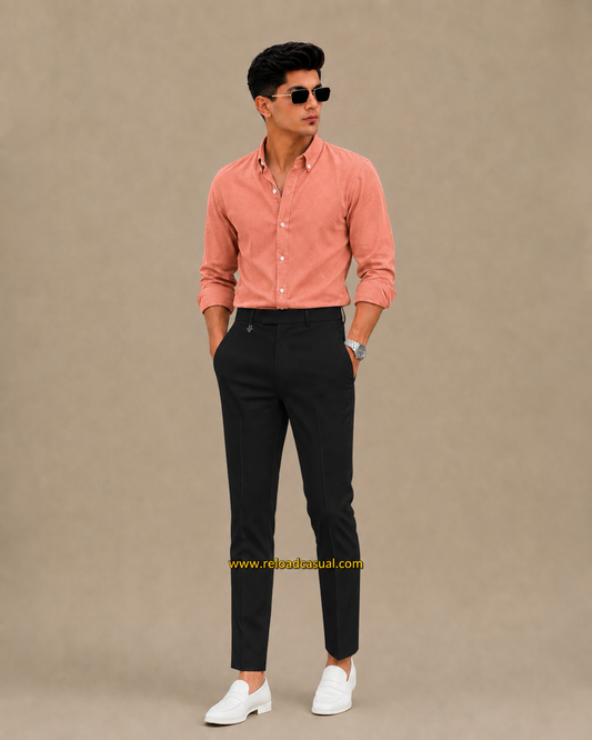 Men's Oxford Breathable Shirt + Hidden Zip Pocket Pant Combo