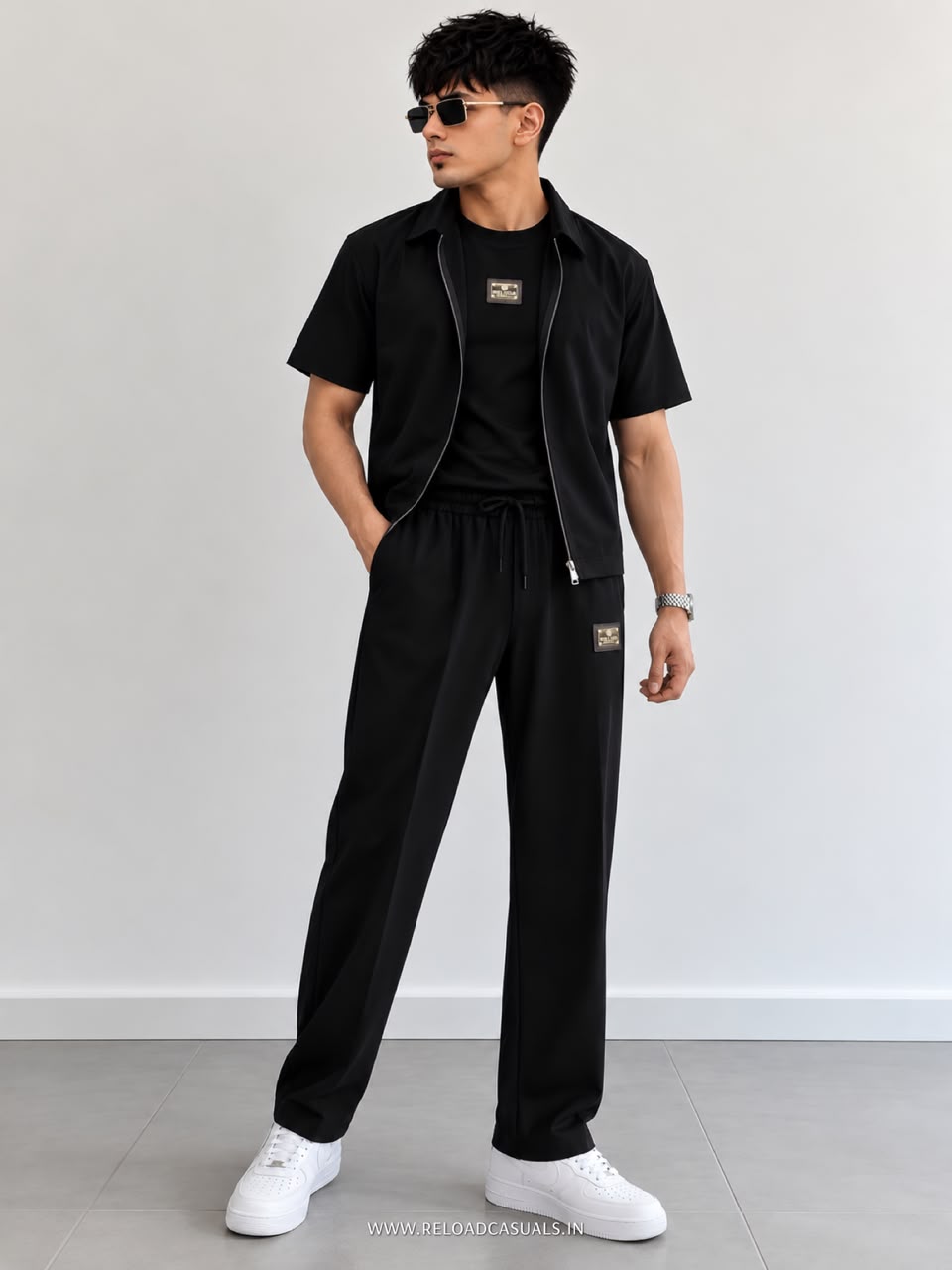 Men’s Comfort Zip-Up 3-Piece Tracksuit Set