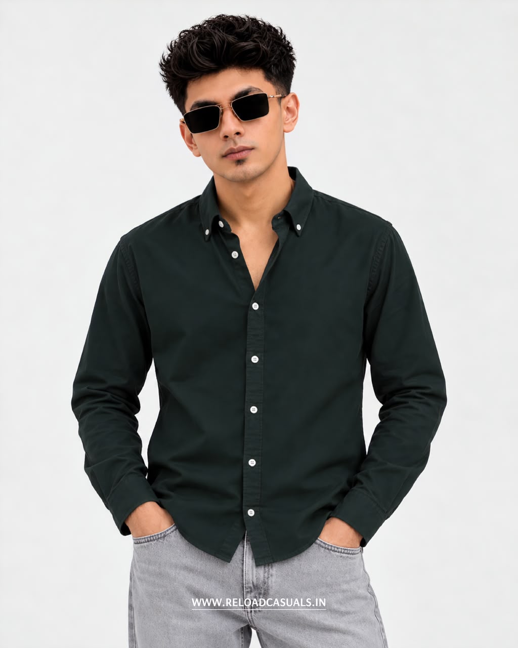 Everyday Comfort Plain Cotton Shirt