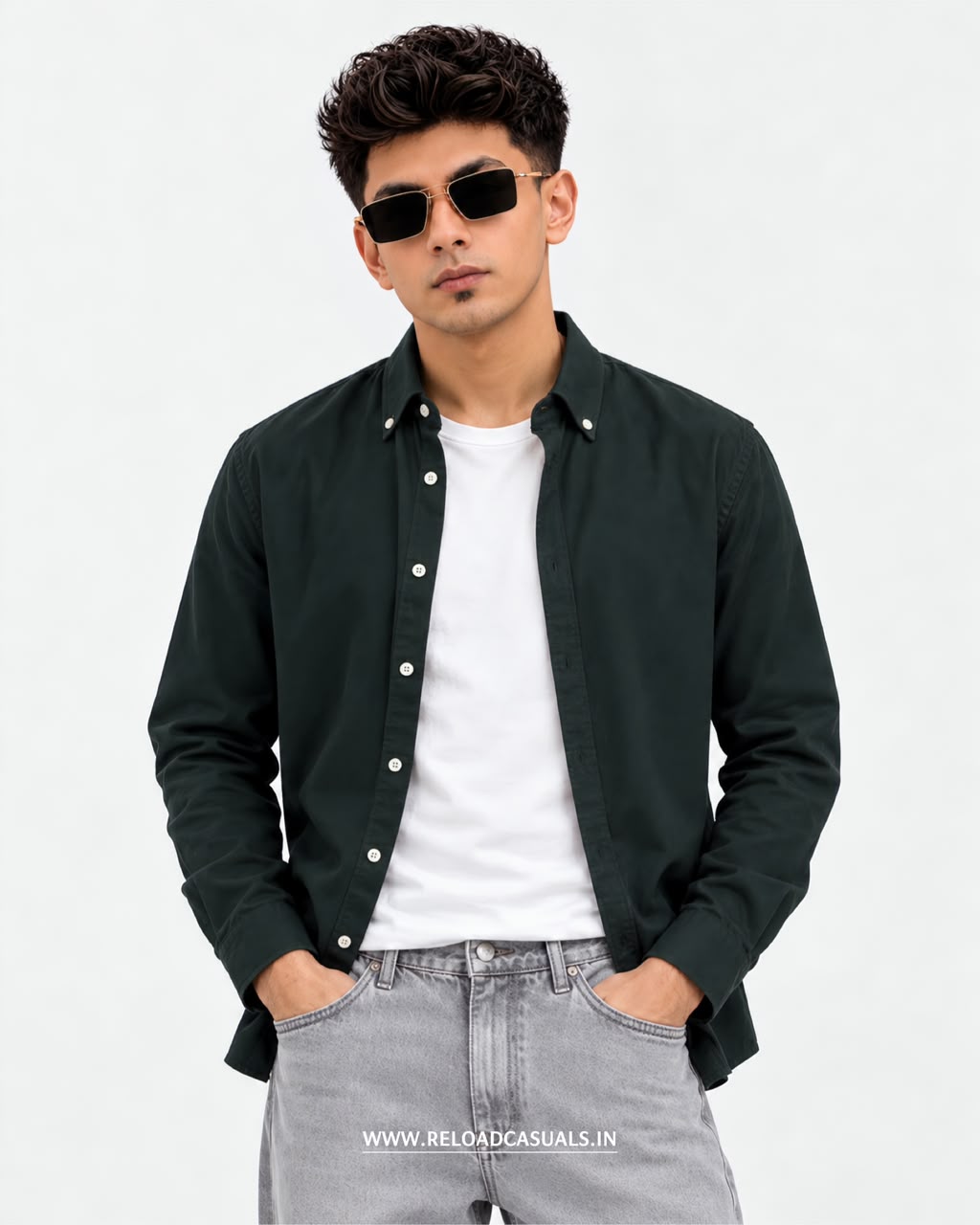 Everyday Comfort Plain Cotton Shirt