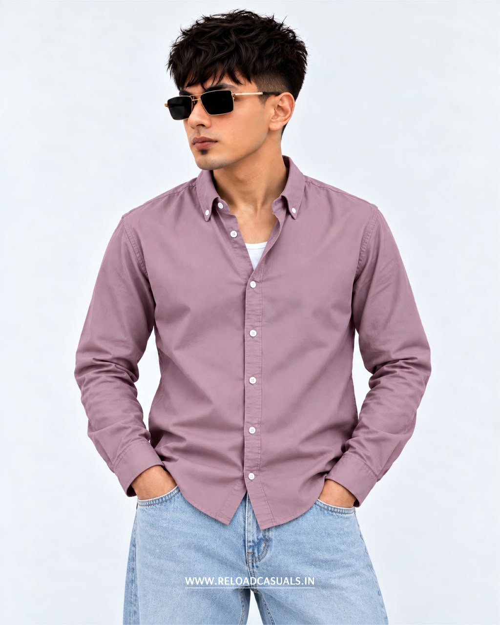 Everyday Comfort Plain Cotton Shirt