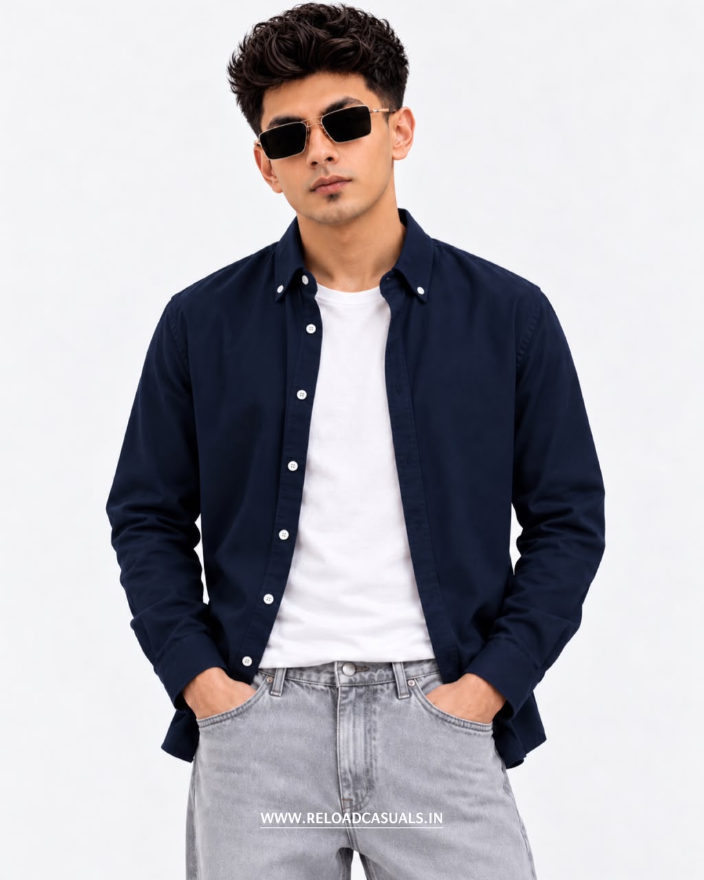 Everyday Comfort Plain Cotton Shirt